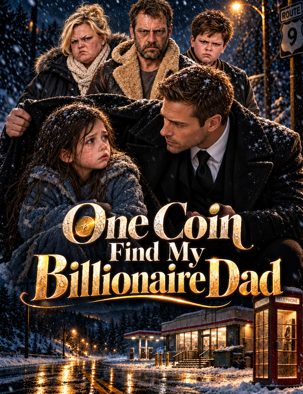 Watch One Coin Find My Billionaire Dad (FlickReels) Full Episodes Free HD