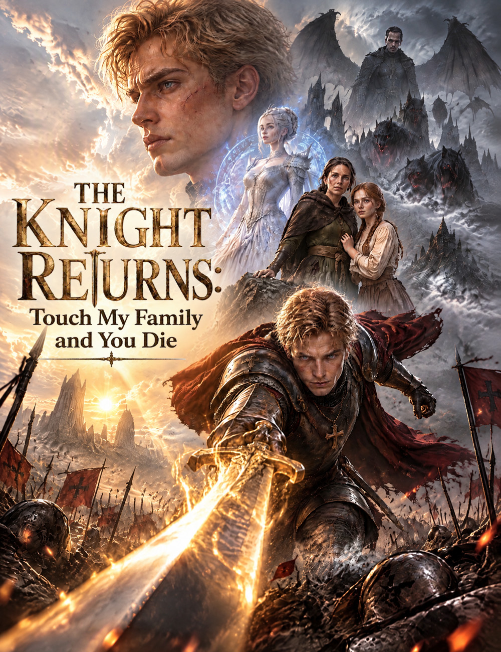 Watch The Knight Returns: Touch My Family and You Die (FlickReels) Full Episodes Free HD
