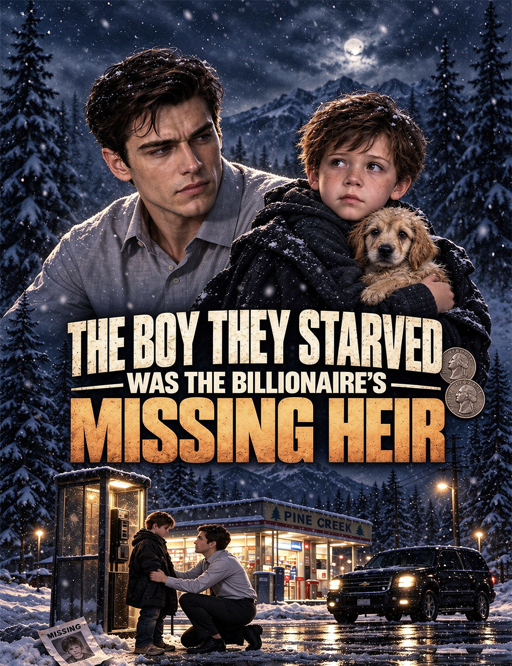Watch The Boy They Starved Was the Billionaire's Missing Heir (FlickReels) Full Episodes Free HD