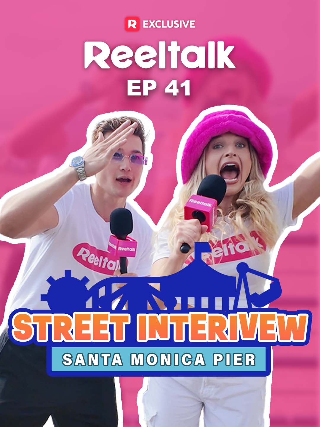 Watch ReelTalk EP 41-Street Interview at Santa Monica Pier (ReelShort) Full Episodes Free HD
